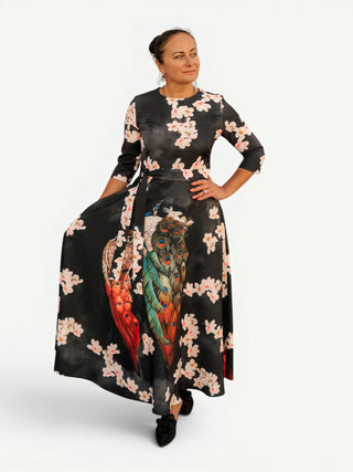 Must lilleline kleit #1013