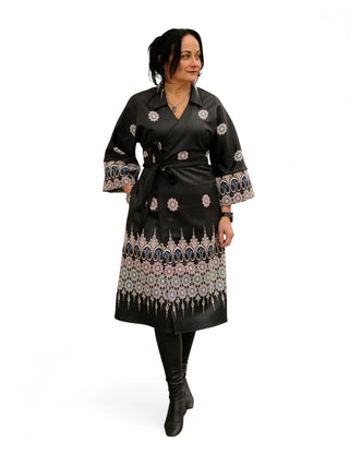 Must mustriline hõlmik kleit #1057