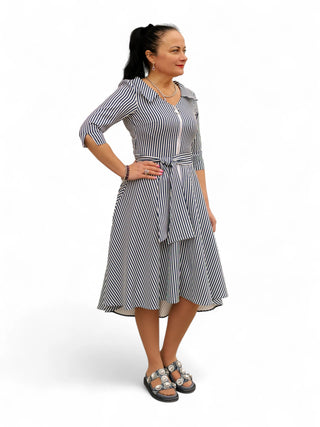 Triibuline kleit #1053