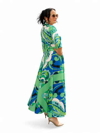 Roheline kleit #1088