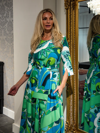 Roheline kleit #1002