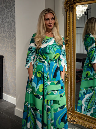 Roheline kleit #1002