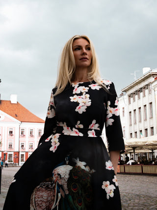 Must lilleline kleit #1003