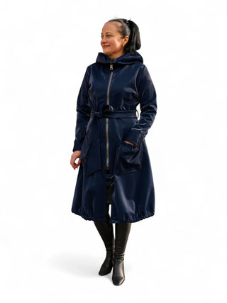 Tumesinine mantel #1031