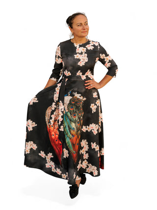 Must lilleline kleit #1013