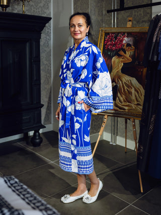 Lilleline Sinine Kimono