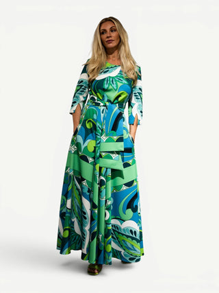 Roheline kleit #1002