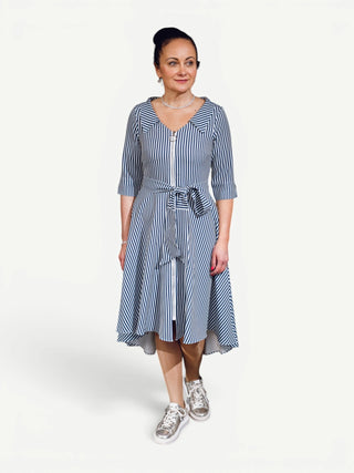 Triibuline Riviera kleit